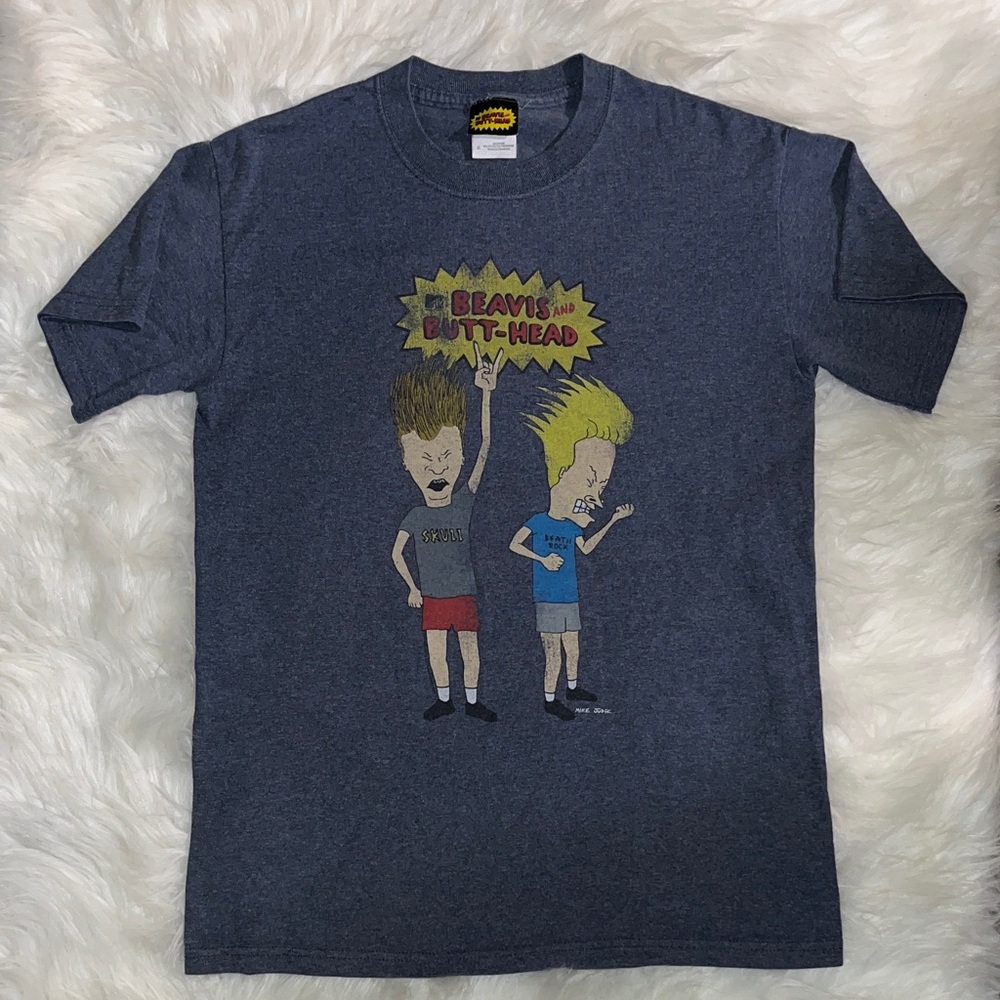 Beavis and Butt-Head Graphic T-Shirt - Blue